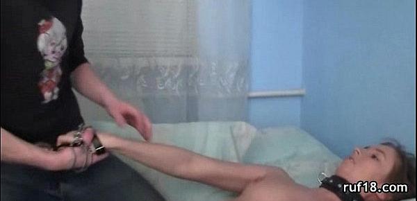 Most hardcore kinky teen scene